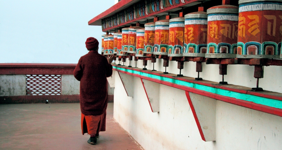 Buddhist Prayer Wheels